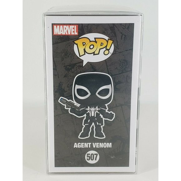 Funko 507 AGENT VENOM in Protector VAULTED Mint Marvel Pop in a Box Exclusive - Picture 4 of 9
